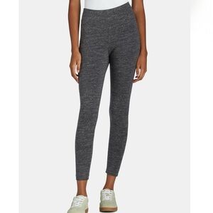 Women's Heather Gray Cotton Blend Leggings Size L (12-14) NWT